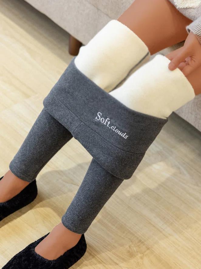 Plus Velvet Basics Skinny Solid Leggings