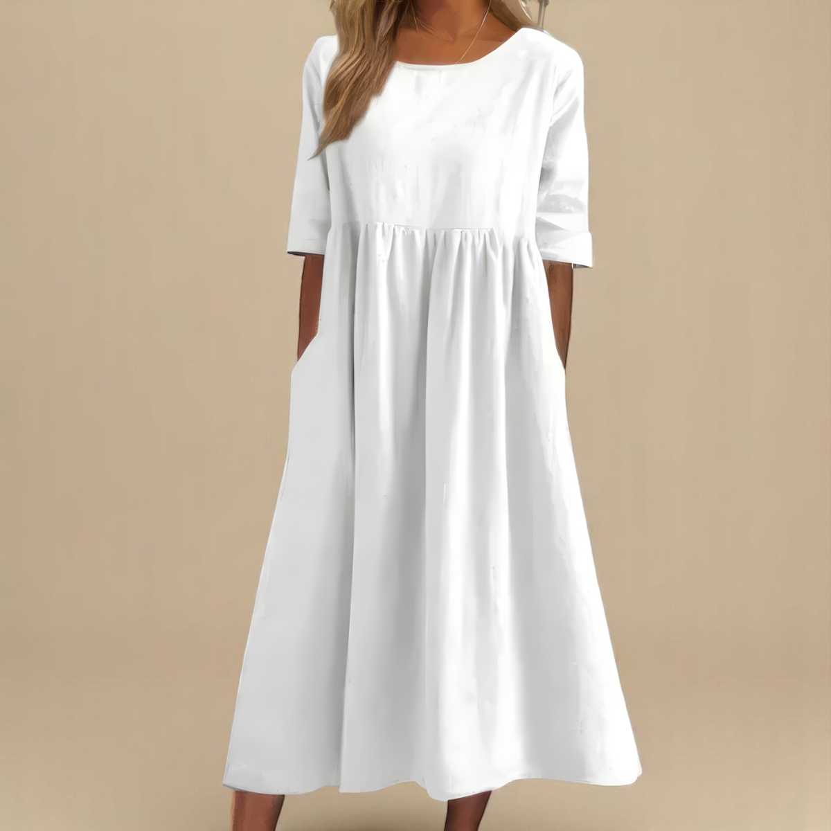 Liv™ | Flattering Cotton Dress