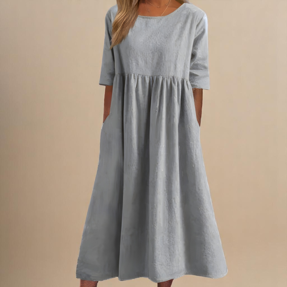 Liv™ | Flattering Cotton Dress