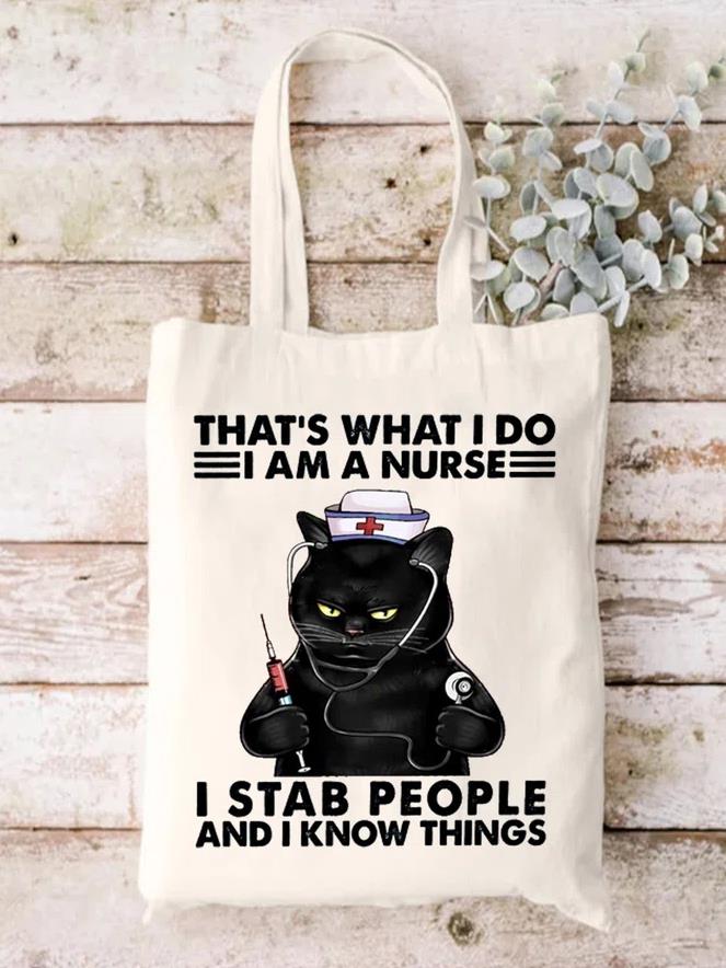 That's What I Do I Am A Nurse Funny Print One-Shoulder Bags