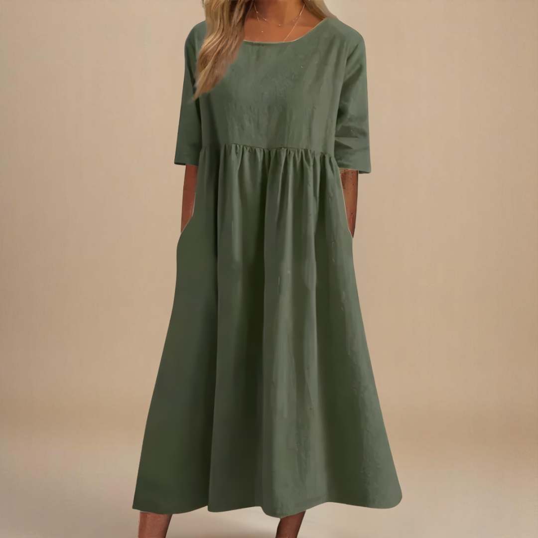 Liv™ | Flattering Cotton Dress