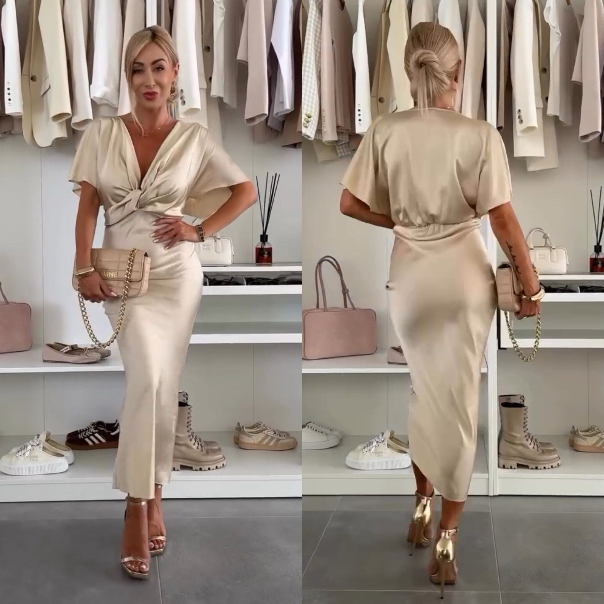 Elyn - Stylish Midi Dress