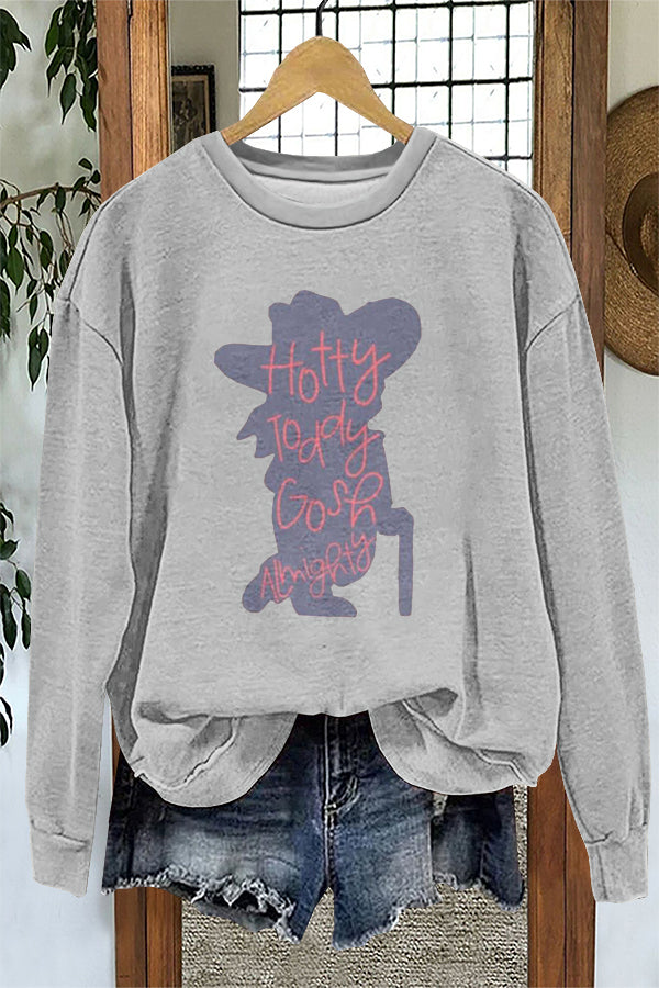 Cute Hotty Toddy Gameday Ole Miss Print Sweatshirt