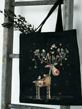 Christmas Reindeer Print One-shoulder Bags