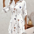Ellis™ Elegant Floral Print Blouse Dress