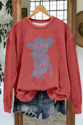 Cute Hotty Toddy Gameday Ole Miss Print Sweatshirt