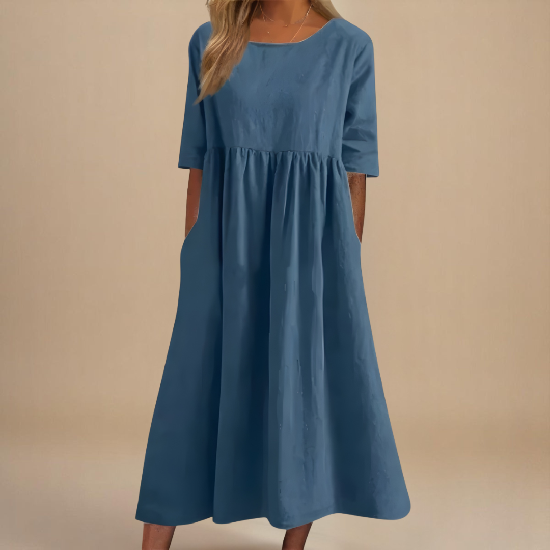 Liv™ | Flattering Cotton Dress