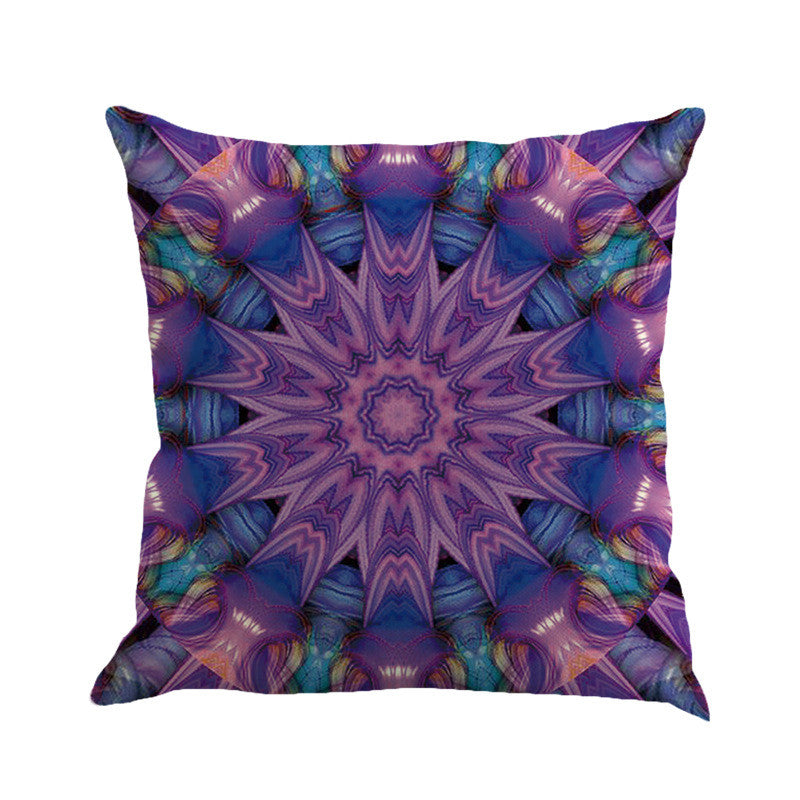 Vintage Mandala Floral Printed Cushion Pillowcase
