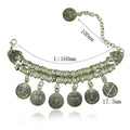 Bohemian Ancient Coin Vintage Anklets