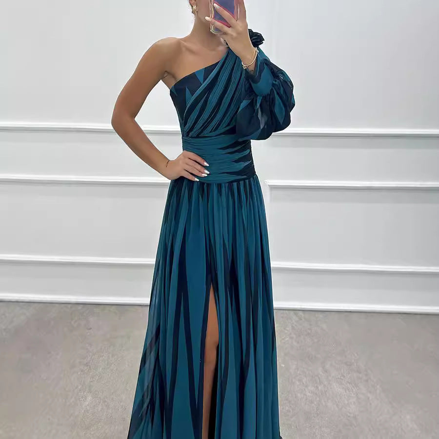 Noralie – Evening Dress with Pleated Look