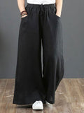 Literary Cotton Linen Women's  Loose Pants