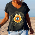 You Are My Sunshine Sunflower Butterfly Graphic Tees