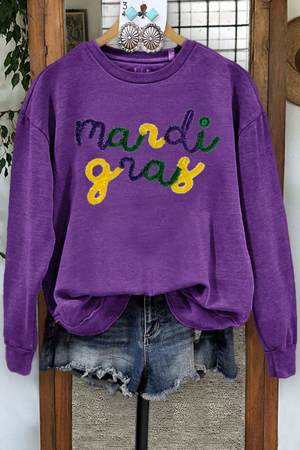 Mardi Gras Casual Sweatshirt