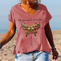 Whisper Words Of Wisdom Butterfly Printed Graphic Tees