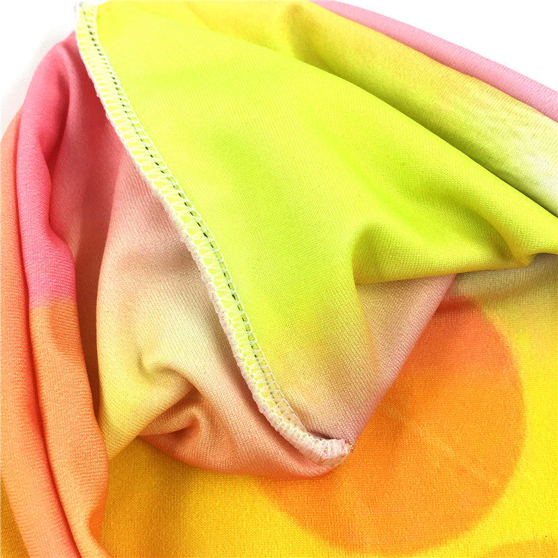 Dandelion With Tie-dyed Gradient Sports Hair Band