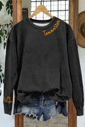 Cute Gameday Tennessee Volunteers Print Sweatshirt